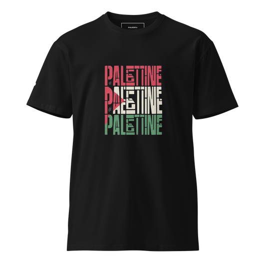 Palestine Flag Unisex Premium T-Shirt | 100% Combed Cotton Crew Neck Tee for Men & Women 2026